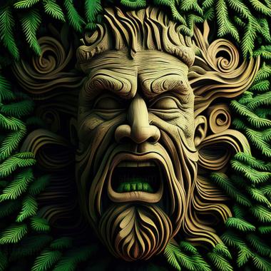 3D модель Грасс Істерія Король забороненого лісу Фусігібана (STL)